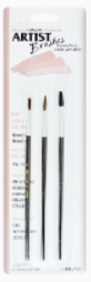 Linzer A343 3pc Artist Brush Set