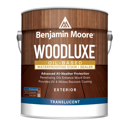 Benjamin Moore Woodluxe® Oil-Based Waterproofing Exterior Stain + Sealer - Translucent