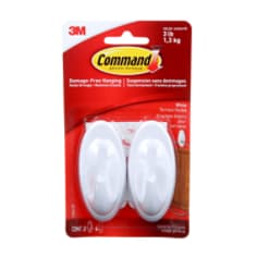 Command™ White Terrace Hook