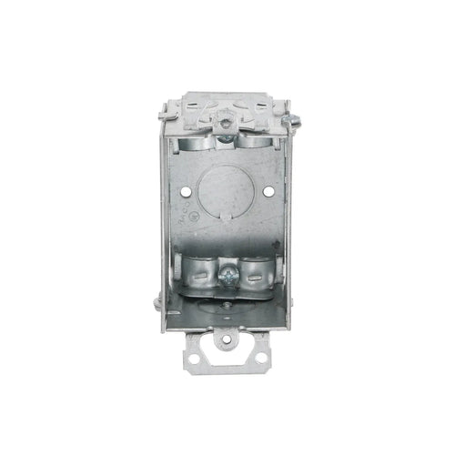 Raco 3 in. x 2 in. Switch Box Gangable 2-1/2 in. Deep One 1/2 in. KO & NMSC Clamps Plaster Ears