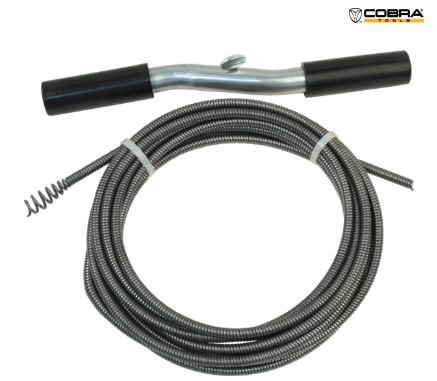 Cobra Plumbing Cable Drain Pipe Auger with Speed-Grip Handle