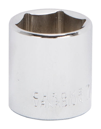 Vulcan Drive Standard Socket SAE 3/8 Drive 6-Point Chrome Vanadium Steel Chrome