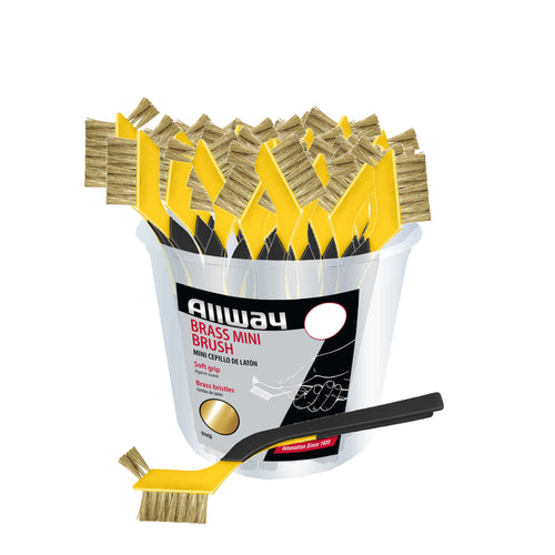 Allway Tools (BMB) Mini Brass Brushes, Bucket of 25