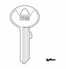 Hy-Ko WN1 Wind Key Blank Brass Nickel Plated