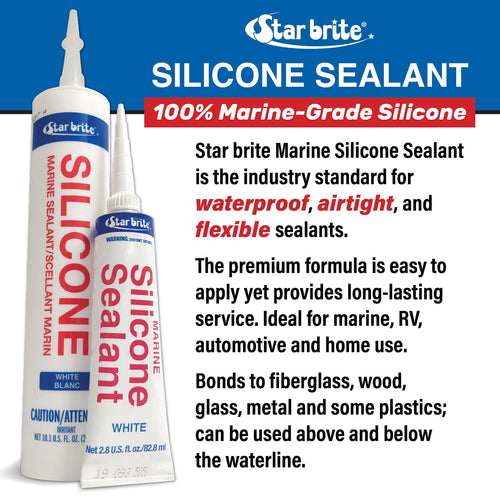 Star Brite Clear Silicone Sealant