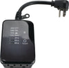 Power Zone Countdown Timer 2 Outlet Black