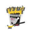 Allway Tools  NMB) Mini Nylon Brushes, Bucket of 25