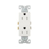 Eaton Residential Grade Decorator Duplex Receptacle  TR1107W
