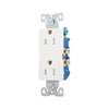 Eaton Residential Grade Decorator Duplex Receptacle  TR1107W