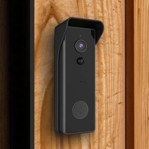 Feit Electric Wired or Battery-Powered Smart Wi-Fi Video Doorbell Camera with Motion Detection and Two-Way Audio