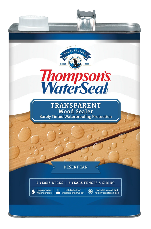 Thompson’s® WaterSeal® Transparent Wood Sealer 1 Gallon Desert Tan (1 Gallon, Desert Tan)