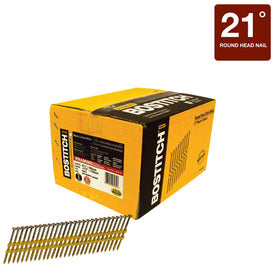 Bostitch 21° Plastic Collated Full Round Head Framing Nails 2-3/8