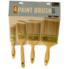 4-Piece Deluxe Varnish/Sash Paint Brush Set