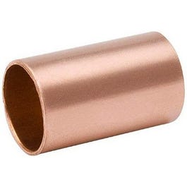 Pipe Coupling Without Stop, Wrot Copper, 1/2-In.