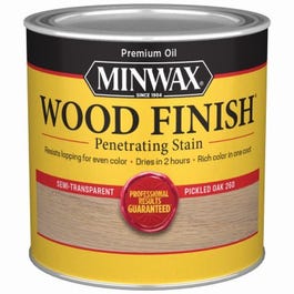 1/2-Pt. Pickled Oak Wood Finish