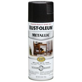 Metallic Spray Paint, Black Night, 11-oz.