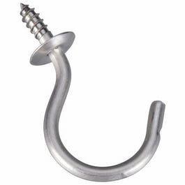 Cup Hook, Stainless Steel, 1.5-In.
