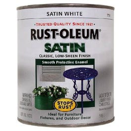 1/2-Pint White Satin Stops Rust Enamel