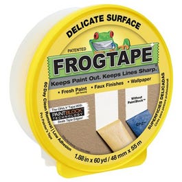 Delicate Surface Yellow Painting Tape, 1.88-In. x 60-Yrd.