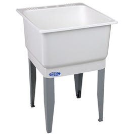 Laundry Tub, White, 23 x 25-In.