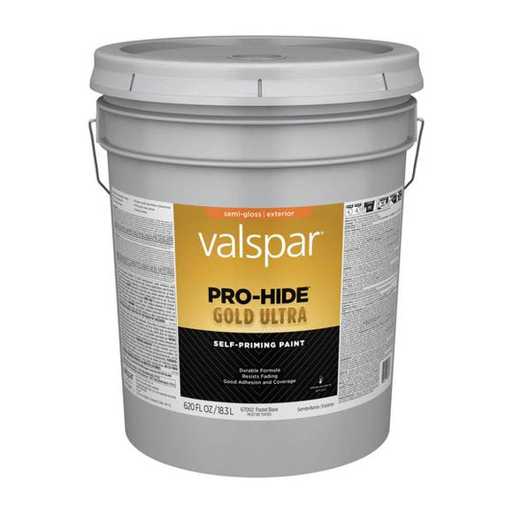 Valspar® Pro-Hide® Gold Ultra Exterior Self-Priming Paint Semi-Gloss 5 Gallon Pastel Base