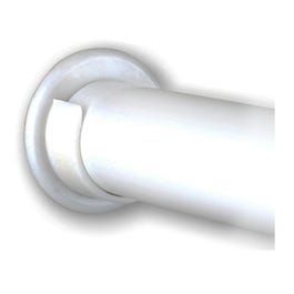 Closet Pole Socket, White Plastic, 2-Pk.