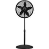 Pedestal Fan, Adjustable, Black, 18-In.