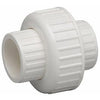PVC Pipe Fitting, Solvent Weld Slip Union, Schedule 40, 3/4-In., Slip x Slip