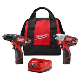 M12 Cordless 12-Volt Drill/Driver & Impact Driver Combo Kit, 3/8-In., 2 Lithium-Ion Batteries