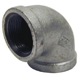 Galvanized Pipe Fitting, Equal Elbow, 90 Degree, 1-In.