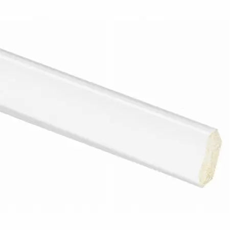Inteplast Building Products 7/8 in. x 8 ft. L Prefinished White Polystyrene Trim