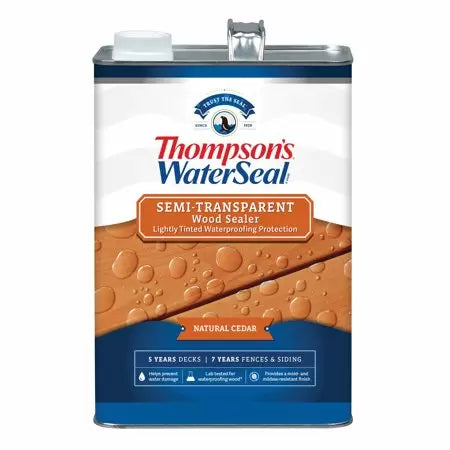 Thompson’s® WaterSeal® Semi-Transparent Wood Sealer 1 Gallon Natural Cedar