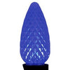 LED Bulbs, C9, Blue Faceted, 25-Pk.