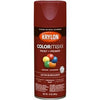 COLORmaxx Spray Paint + Primer, Satin Burgundy, 12-oz.