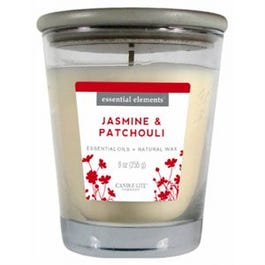 Essential Elements Jar Candle, Jasmine & Patchouli, 9-oz.