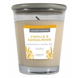 Essential Elements Jar Candle, Vanilla & Sandalwood, 9-oz.