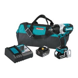 18-Volt LXT Cordless Impact Wrench Kit, Brushless Motor, 1/2-In. Square Drive, 2 Lithium-Ion Batteries