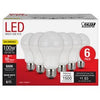 LED Light Bulbs, A19, Warm White, 1500 Lumens, 14.7-Watts, 6-Pk.