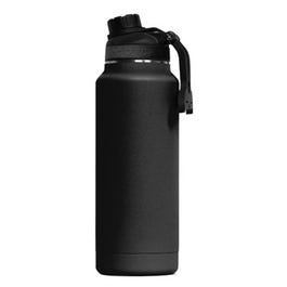 Hydration Bottle, Copper-Clad, Black Powder Coat, 34-oz.