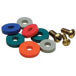 Faucet Washer Assortment With Brass Screws