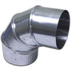 Aluminum Duct Elbow, Adjustable, 3-In.