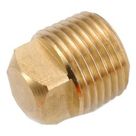 Pipe Fitting, Square Head Plug, Lead-Free Brass, 3/8-In. MPT