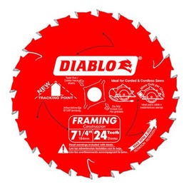 Decking & Framing Saw Blade, 24-TPI, Carbide-Tipped, 7-1/4-In.