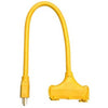 3-Outlet Extension Cord, 12/3 STW, Yellow, 2-Ft.