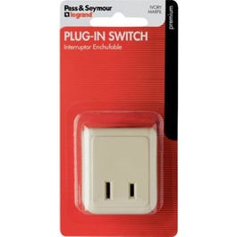 15A Ivory Plug In Cord Switch