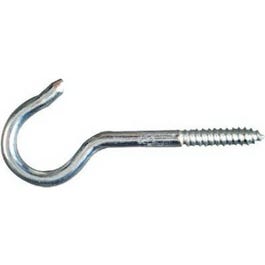 Ceiling Hook, Zinc, #2, 4-7/16-In.