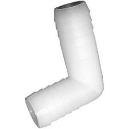 Pipe Fitting, Nylon Hose Barb Elbow, 90 Degree, 1/4-In. ID
