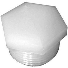 Pipe Fitting, Nylon Hex Head Pipe Plug, 1/2-In. MPT