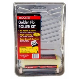 Golden Flo Roller Kit, 3/8-In. Nap, 9-In.