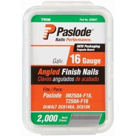 2,000-Count 2-1/2 Inch 16-Gauge Angled Galvanized Finish Nails